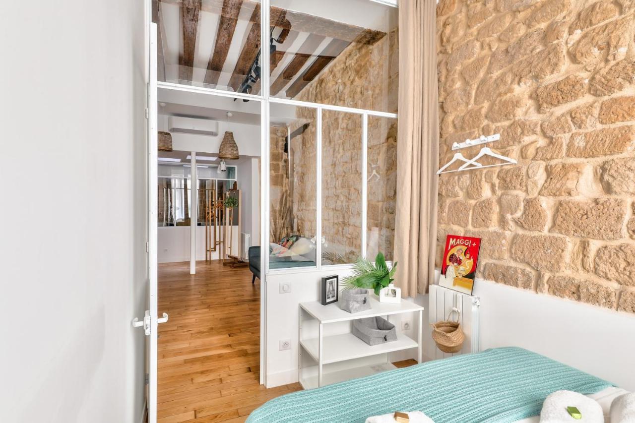 New Stunning 4 Bdrs Apt, With Ac - Le Marais Parigi Esterno foto